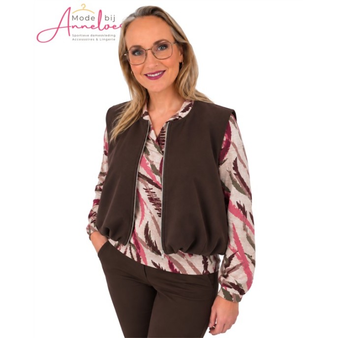 Enjoy Gilet ballon 146030 Bruin Enjoy Gilet ballon 146030 Bruin